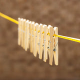 AM3130 Bamboo Cloth Pegs, 7.1x1.3cm Wooden Clips