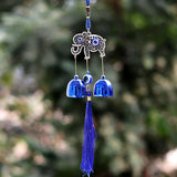 15448 Metal Evil Eye Wind Chime Bells (Mix Design / 1 Pc)