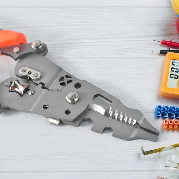 15308 8 in 1 Wire Stripper Pliers, Soft Grip