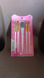 13932 5pc Makeup Brush tools kit (5 Pcs Set / Mix Color)