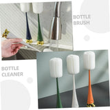 13369 Multifunctional Silicone Bottle Cleaning Foam Brush With Plastic Long Handle (1 Pc)