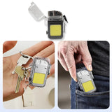 18629 USB Rechargeable Electric Lighter & 3 Modes COB Flashlight (1 Pc)