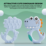 4967 Silicone Dinosaur Teether for Baby (1 Pc / Mix Design & Color)