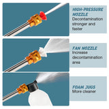 16008 88VF Car Washer Gun Wireless High Pressure Washer Water Spray Gun (1 Set)