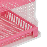 11952 Plastic Kitchen Organizer Rack with Water Storing Tray