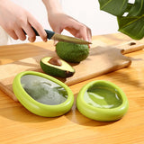 12015 Green Oval Shape Vegetable Container Premium Fruits Saver Keeper (1 Pc)