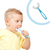4773 Kids U Shaped Large Tooth Brush used in all kinds of household bathroom places for washing teeth of kids, toddlers and childrenâ€™s easily and comfortably. DeoDap