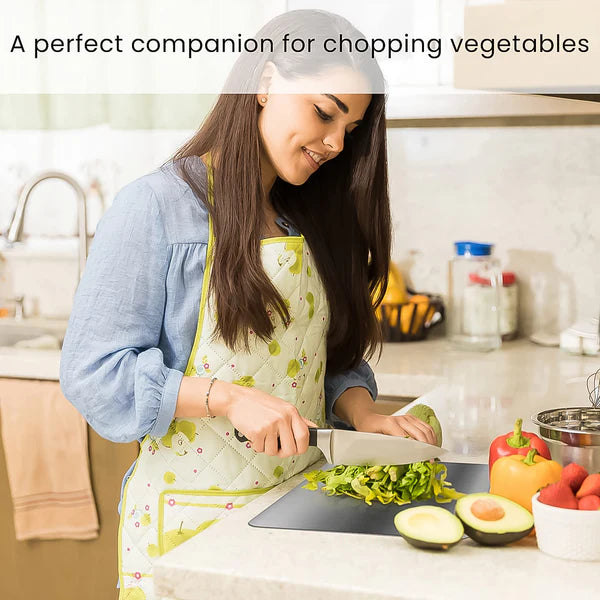 12249 Stainless Steel Vegetable & Fruit Cutting Chopping Board (31×20 Cm / 1 Pc)