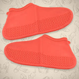 A06513 Non-slip Silicone Waterproof Shoe Cover – Durable Rain Protection (Medium)