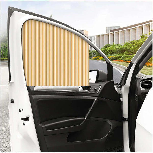 7498A  4PCS CAR CURTAIN SLAT FOLDING WINDOW SUNSHADE MAGNETIC CAR SIDE WINDOW SUN SHADE SLIDER