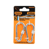 8652_Snap Hook with Screw-Stainless Steel Snap Hook Clip Heavy Duty, Carabiner Clip (6×60 MM / 2 Pcs Set)