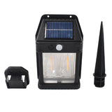 13997 18W Solar Wall Double Lights / Lamp with 2 Modes & Motion Sensor (1 Pc)