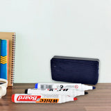 8936 Whiteboard Marker Set (Blue, Black, Red) with Board Duster - Pack of 4