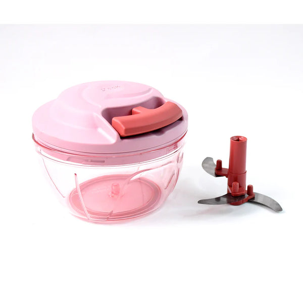 11452 Apex Power-X Triple Stainless Steel Blades and Hand-Pull Vegetable Chopper (500Ml)