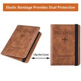 5000 Passport Holder Cover PU Leather Travel Wallet case (1 Pc / 15×11 Cm)