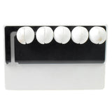14014 5 Slots Adhesive Desk Cable Cord Holder for Charging Cable (1 Pc / Mix Color)