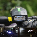 15395 Bicycle 3 LED White Headlight Lamp (1 Pc / Battery not included)