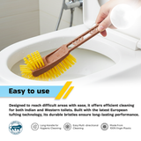 A06673 Wondra Anti-Bacterial Double Hockey Toilet Brush