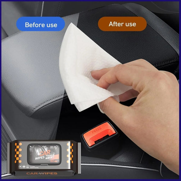 15349 Car Dashboard Scratch Remover Tissue (80 Pcs Set)