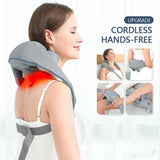 13809 Neck & Shoulder Massagers with Heat, Electric Rechargeable (1 Pc)