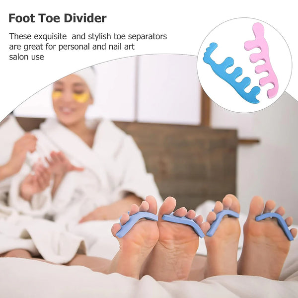 13829 Toe Separators, Toe Spacers Sponge Toe Stretcher Pedicures (1 Pair)