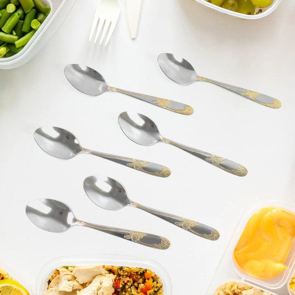 10308 Stainless Steel Table Spoons / Baby Spoon  Set of 6