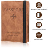 5000 Passport Holder Cover PU Leather Travel Wallet case (1 Pc / 15×11 Cm)