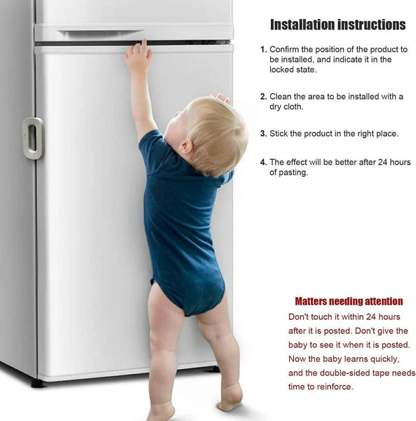 12168 Fridge Freezer Door Lock -Baby Safety Child Lock