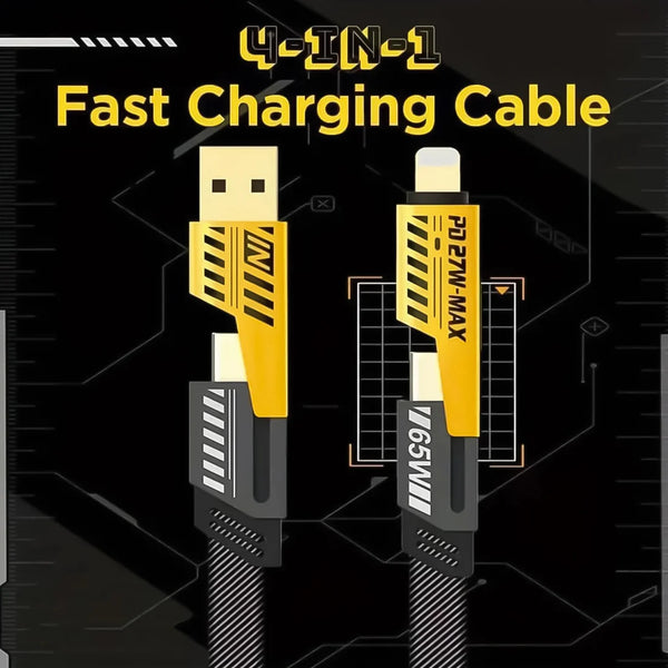 6760 4 in 1 Charging Cable 65W Cable (1 Pc / 94 Cm)