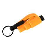 8761Â  2 in 1 Emergency Safety Cutter with Key Chain, Small Portable Handy Emergency Safely Glass Breaking & Seat Belt Cutting Keychain Tool