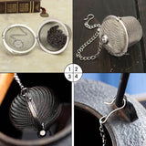 AM6352 Stainless Steel Easy Filter Small Tea Strainer - Size : 4.5cm