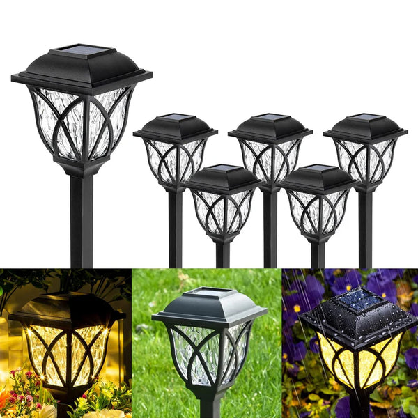 15358 Solar Pathway Lights Outdoor Garden Lights (2 Pcs Set)