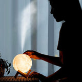 7236 3D 2 in 1 LED Printed Moon Lamp & Aroma Diffuser (1 Pc)