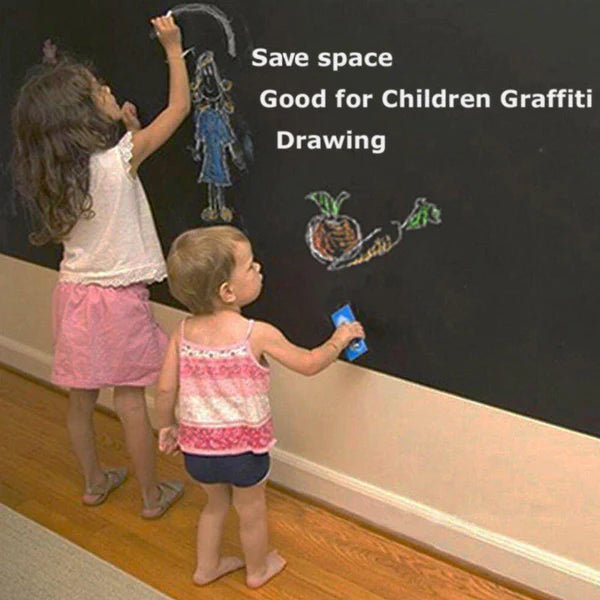 3382 Blackboard Erasable Wall Sticker Chalkboard Sticker Removable Blackboard Wall Stickers Mural for Kids Room