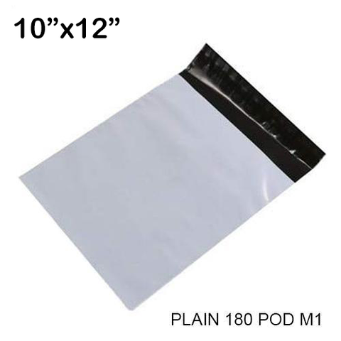 0902 Tamper Proof Courier Bags(10X12 PLAIN 180 POD M1) - 100 pcs