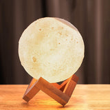 7236 3D 2 in 1 LED Printed Moon Lamp & Aroma Diffuser (1 Pc)