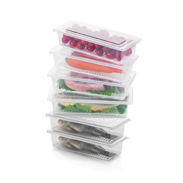 5792 Vegetables & Fruits Freezer Storage Container (PACK OF 6PC 1500ML)