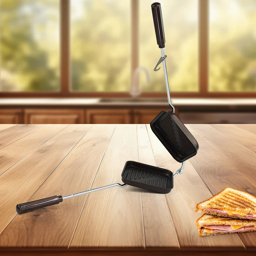 11682 Apex Heavy Gauge Aluminium Grill Sandwich Toaster – Amd-Deodap