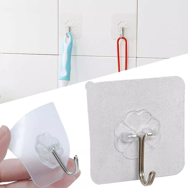 Wall Hooks for Hanging Heavy Duty Self Adhesive Hooks