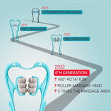 Neck Massager Roller Tool 6 Wheel Pressure Point
