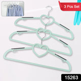 15263 Plastic Clothes Hangers, Slim & Durable Space-Saving Hangers (3 Ps)