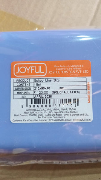 AM3274 Joyful School Line Big Campass Box Color Availablity As Per Design Stock Plastic Campass Box 1 Piece