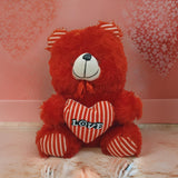 AM3490 Teddy Bear with Red Heart for Stuffed Animal Plush 13inch 220gm