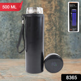 8365 Double Wall Stainless Steel Water Bottle screen smart temperature display (500ml)