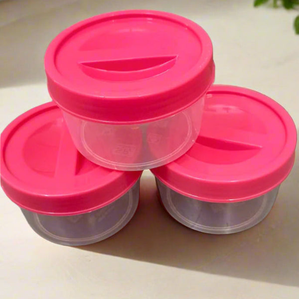 AM3980 Food Grade Plastic Store Container 3Pcs Set (250ml)