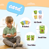 AM0127 Talking Toy Flash Card 112 Card Early Language 224 Words