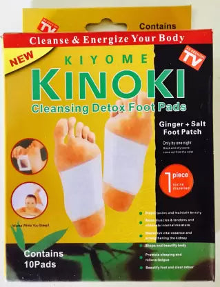 3577 KINOKI FOOT PATCH CLEANSING DETOX FOOT PADS (Pack of 10 Pads)