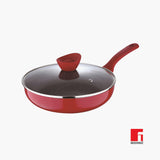 AM2259 Bergner Bellini Plus Deep Frypan with Glass Lid 5-Layer Non-Stick Thickness 3.2mm - Induction Bottom