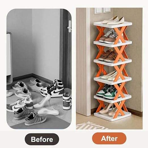 9097 Shoe Rack with 6 Layer Shoes Stand