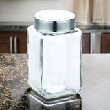 3523 Yera X-Series Square jar with see through cap, 1000ml (KSM1000 )LOOSE